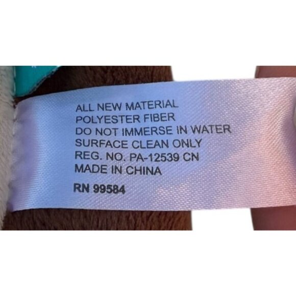 Tiddliwinks Monkey Brown Lovey Blanket Plush Stuffed Security Support Pet Toy - Picture 12 of 13